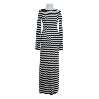 Maxi dress (Deep Back Knitted Maxi Dress) from NA-KD Acrylic, Cotton