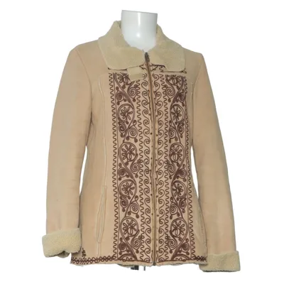 Shearling jacket (Beige, Brown) from Replay Acrylic, Polyester