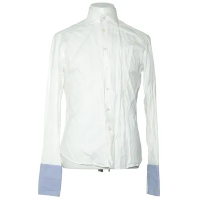 Skjorta (Vit, Blå) från La Chemise