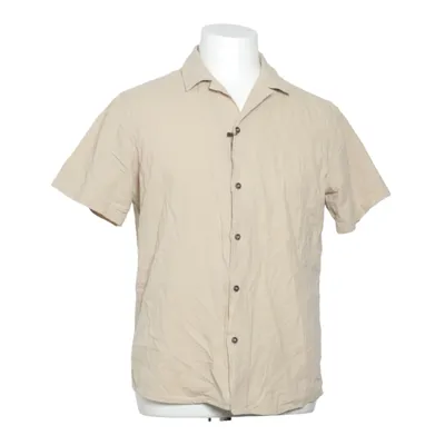Kortärmad skjorta (Beige) från Shein Bomull