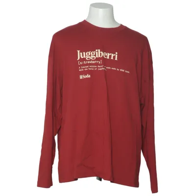 Långärmad t-shirt (Röd) från Collusion Bomull, Elastan