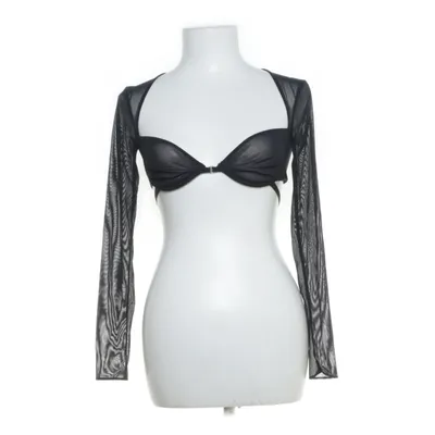 Crop top (Svart) från Zara Elastan, Polyamid