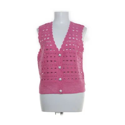 Vest (Knit Pointelle Vest) fra Coster Akryl, Bomuld