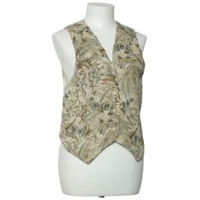 Vest (Beige, Green, Brown) from Woman Collection H&M Cotton, Polyamide, Polyester, Viscose
