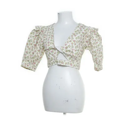 Crop top (Wit, Meerkleurig) van ASOS Denim Katoen
