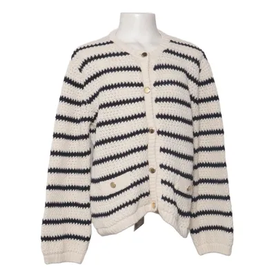 Cardigan (Hvid, Sort) fra H&M Bomuld, Polyester