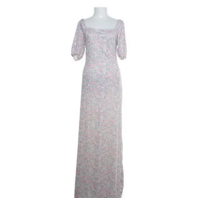 Maxikjole (Lilla, Flerfarvet) fra Boohoo Elastan, Polyester