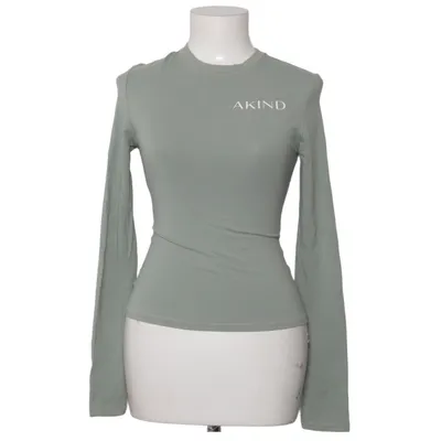 T-shirt à manches longues (Vert) de Akind Coton, Élasthane