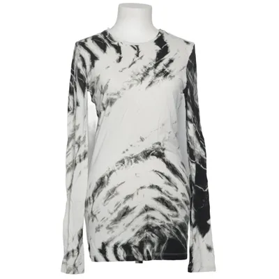 Långärmad t-shirt (Vit, Svart, Grå) från Flaph Elastan, Viskos