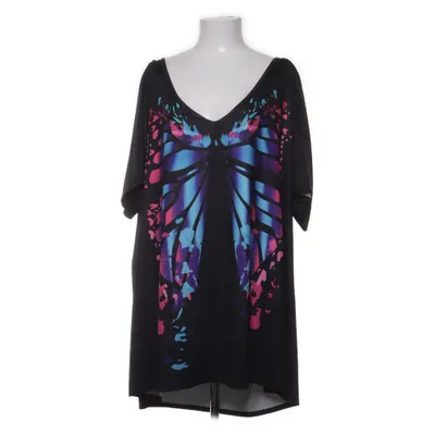 T-shirt (Svart, Flerfärgad) från Shein Curve Elastan, Polyester