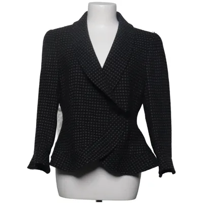 Blazer (Noir, Multicolore) de Giorgio Armani Cupro, Polyester, Laine