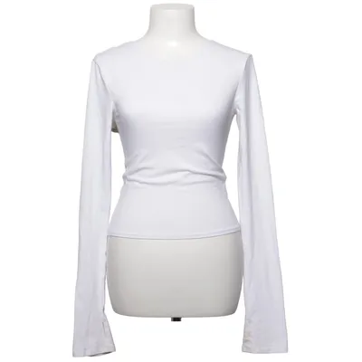 Langærmet t-shirt (Hvid) fra A-DSGN Bomuld, Elastan, Polyester