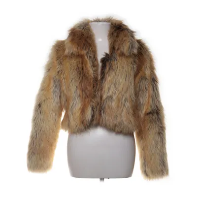 Pälsjacka (Brun, Svart) från H&M Trend