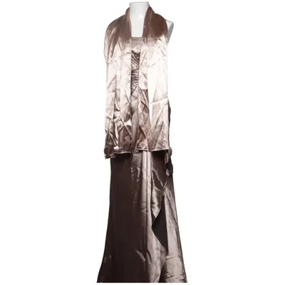 Robe de soirée (Beige, Marron) de Juju & Christine