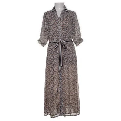 Jurk (Beige, Zwart, Wit) van Niza Polyester