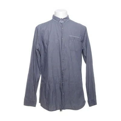 Overhemd (Blauw, Wit) van Emilio Adani Katoen