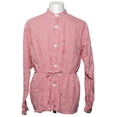 Shirt (Red, White) from Fristads Cotton