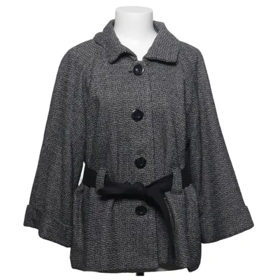 Frakke (Grå, Sort) fra Isolde Polyester, Uld