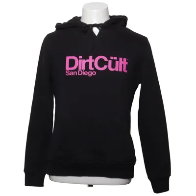 Huvtröja (Svart, Rosa) från DirtCult Bomull, Polyester