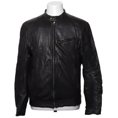 Veste en cuir (Noir) de Rocco Barocco Coton, Cuir, Polyester