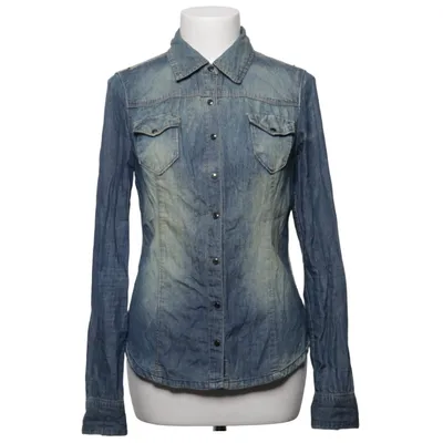 Denim blouse (Blauw) van Guess Katoen