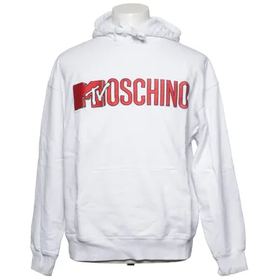 Sweat à capuche (Blanc) de H&M x Moschino Coton