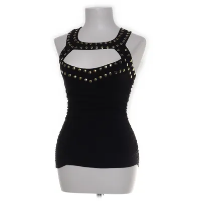 Topp (Svart, Guldfärgad) från Progress Elastan, Polyester