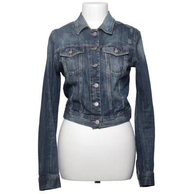 Veste en jean (Bleu) de Denim by Lindex Coton, Élasthane
