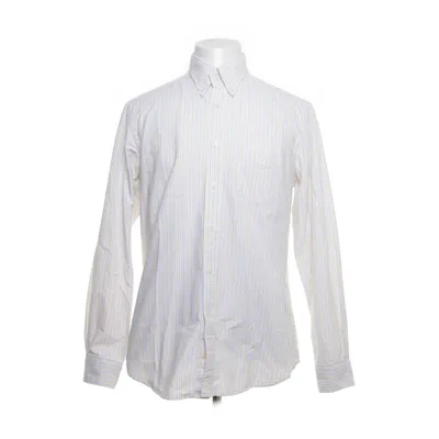 Buttondown-skjorta (Vit, Gul, Blå) från An Ivy Bomull