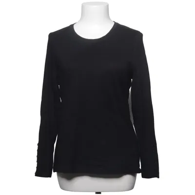 Lange mouwen shirt (Zwart) van Public Katoen, Modal