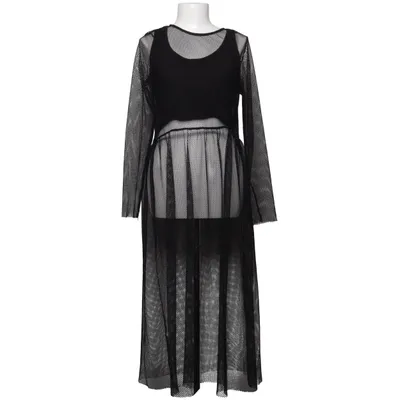 Robe de plage (Noir) de Noisy May Coton, Élasthane, Polyester