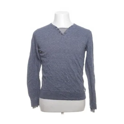 Henley shirt (Blauw, Grijs) van Replay Katoen