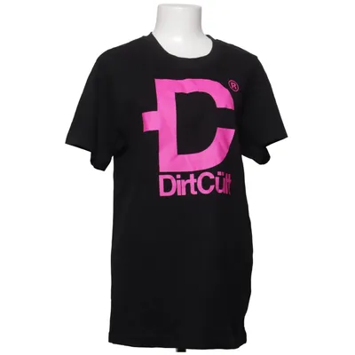 T-shirt (Noir, Rose) de DirtCult Coton
