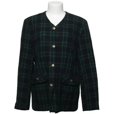 Blazer (Vert, Noir) de No 1 Collection Polyamide, Polyester, Viscose, Laine