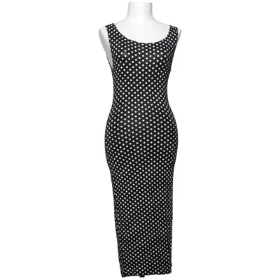 Maxi dress (Black, White) from Catch One Elastane, Viscose