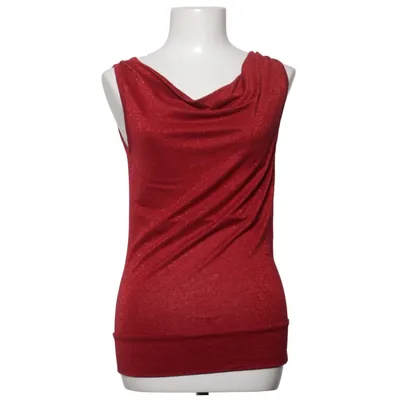 Top (Red) from MyWear Woman Elastane, Metallic fiber, Viscose