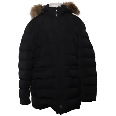 Dunfrakke (Sort) fra Jerem Dun, Fjer, Pels, Polyester