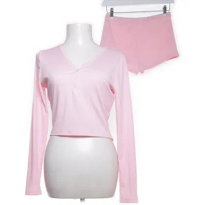 Set (Pink) from Shein Elastane, Polyester