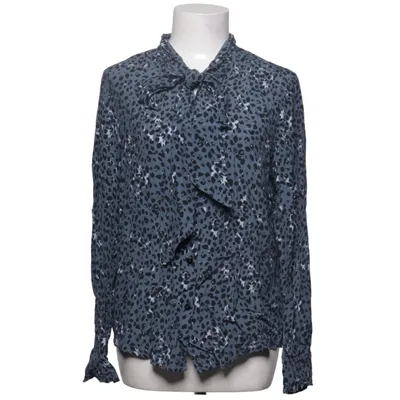 Pussy bow blouse (Gray, Black) from Veronica Virta Viscose