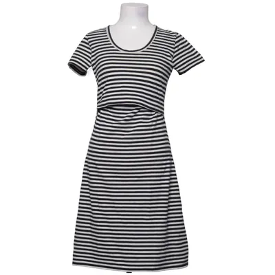 Amningsklänning (Svart, Vit) från Milker Elastan, Ekologisk bomull