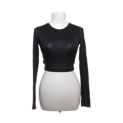Crop top (Zwart) van Bershka Polyamide, Elastaan