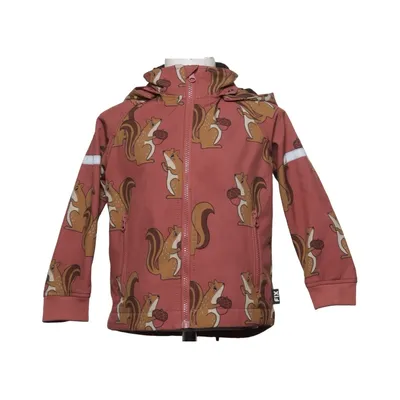 Softshell jacket (Rood, Bruin, Wit) van Fix by Lindex Elastaan, Polyester, Polyurethaan