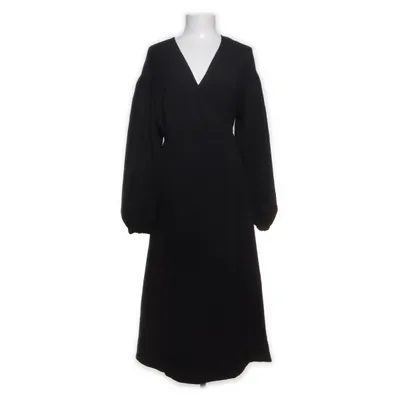 Slå-om-kjole (Sort) fra Ganni Polyester, Elastan
