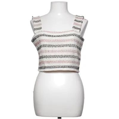 Crop top (Beige, Svart) från Divided by H&M Akryl, Bomull, Metallfiber, Polyester