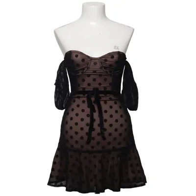 Klänning (Svart, Beige) från For Love & Lemons Elastan, Nylon, Polyester