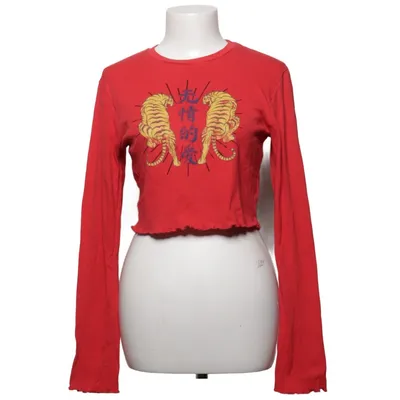 Langarmshirt (Rot, Mehrfarbig) von Urban Outfitters Bio-Baumwolle