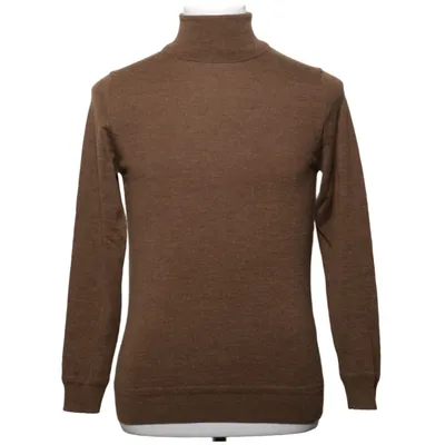 Turtleneck (Brown) from Zara Man Basic Acrylic, Wool