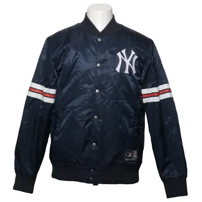 Collegejacke (Blau) von Majestic Athletic Polyamid, Polyester