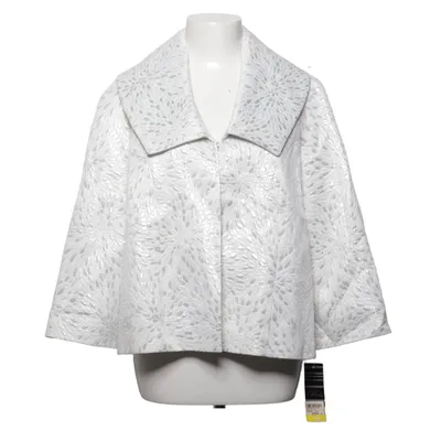Blazer (Hvid, Sølv) fra Perrie Bomuld, Polyester