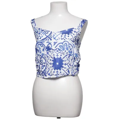 Crop top (Bleu, Blanc) de Holly & Whyte by Lindex Coton